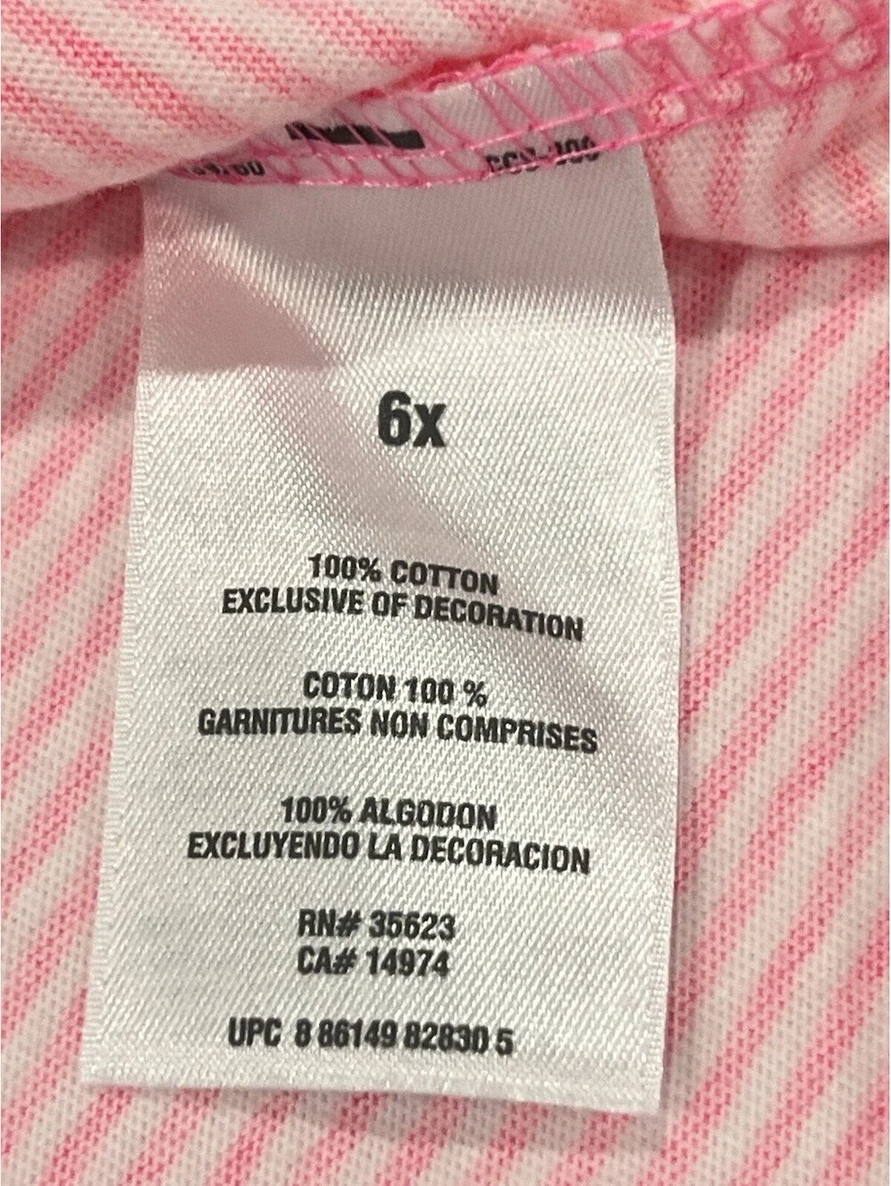 Carters Girls Tops Lot of3 Multicolor Size 6-6X